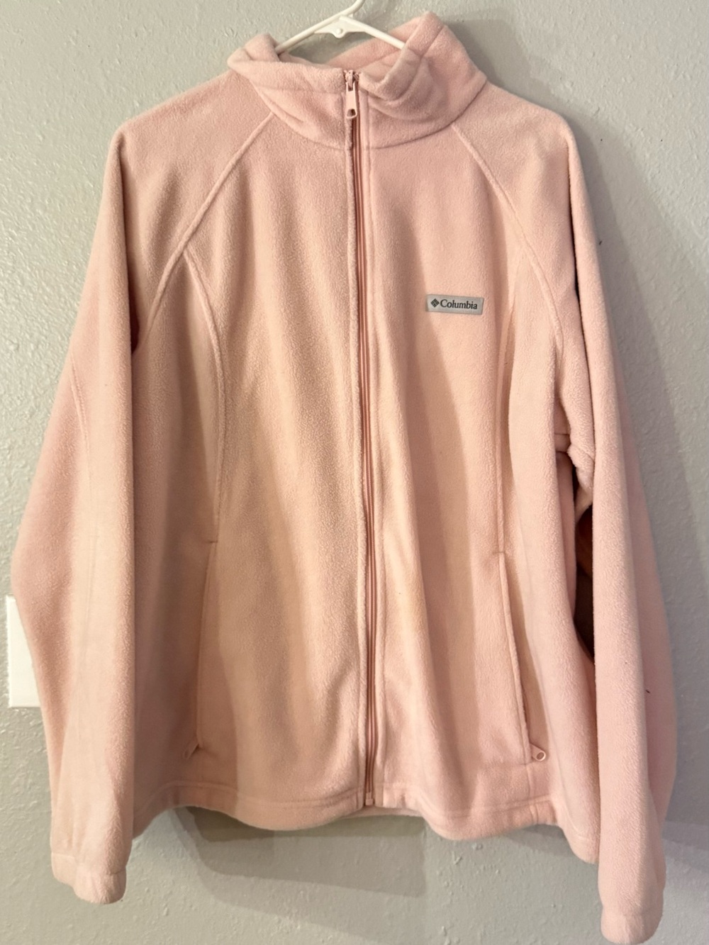 Columbia Pink Fleece Zip-Up Jacket